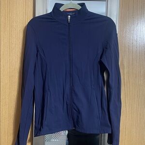 Eddie Bauer Performance Systems Dark Blue Full-Zip Jacket Size Medium